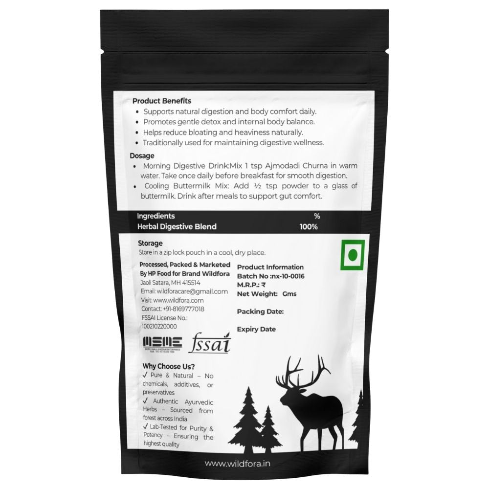 Ajmodadi Churna Powder
Ajmodadi Churna
Wildfora Ajmodadi Churna
Ajmodadi Choornam
Ajmodadi Powder
Herbal Ajmodadi Blend
Forest Herbal Powder
herbal Inspired Herbal Mix
Ajmodadi Churna Powder Wildfora