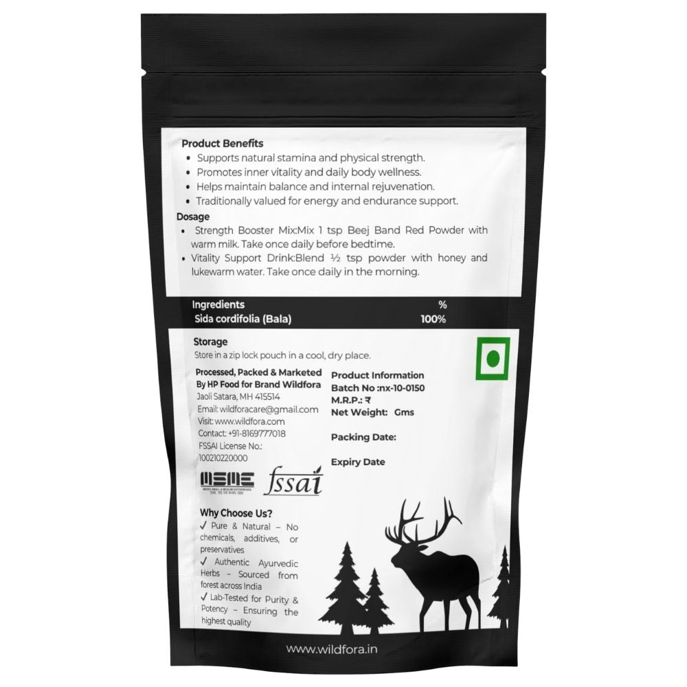 Wildfora Beej Band Red Powder, Beejband Lal, Bijband Lal, Bala, Herbal Beejband Churna, Beej Band Red Powder, Wildforest Herbal, Wildfora Herbal Product, Organic Beejband Lal Powder, Natural Beej Band Powder, Ayurvedic Beejband Churna, Wildfora Beejband Lal Herbal, Wild Forest Herbal Product, Beejband Red Seed Powder, Bala Herbal Powder, Wildfora Herbal Churna, Beejband Red Powder.